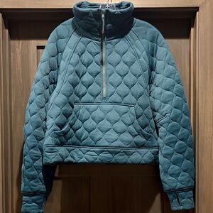 Lululemon Quilted Half-zip Scuba